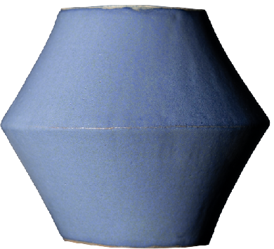 small sharp double dark blue foggy — day