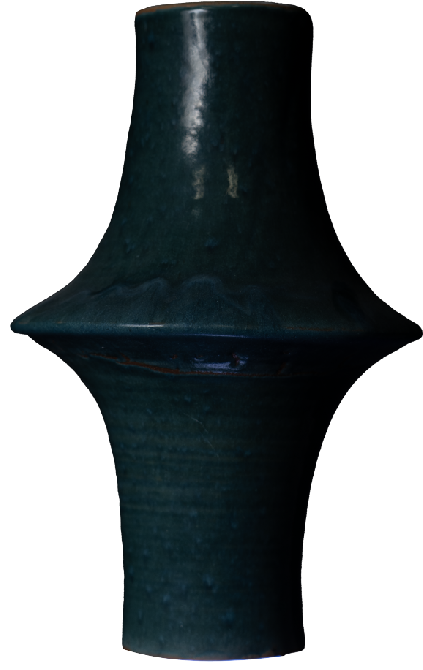 tall curve double green metallic — night