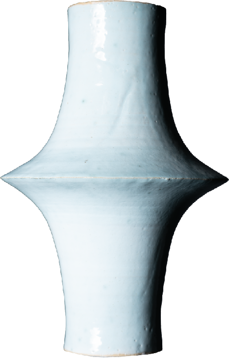 tall curve double sky blue foggy — day