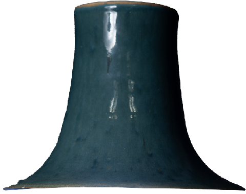 tall curve single green metallic — night
