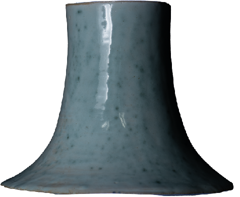 tall curve single sky blue foggy — night