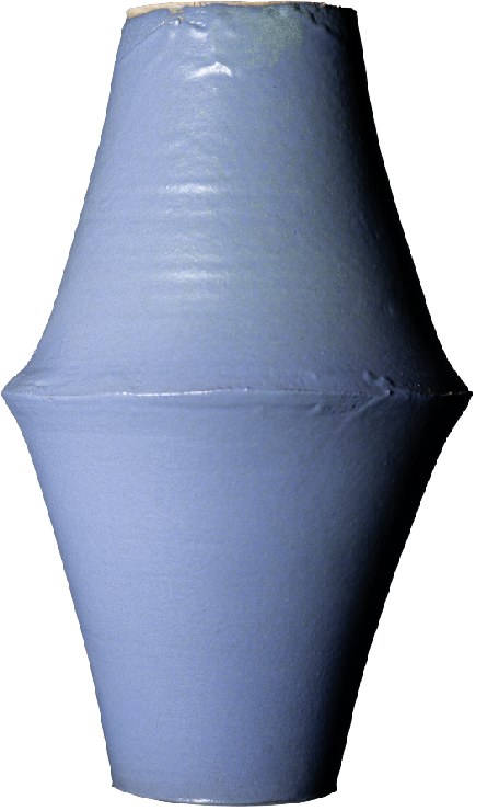 tall sharp double dark blue foggy — day