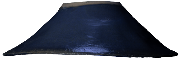 wide sharp single dark blue foggy — night